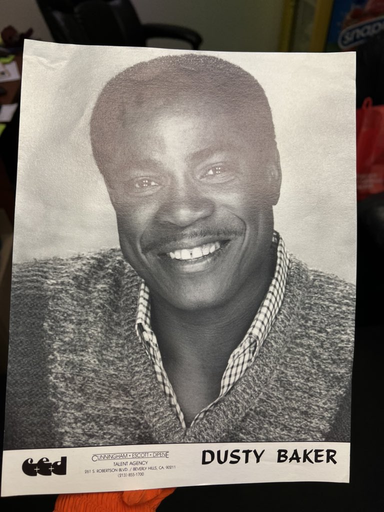 JuliaMorales's tweet photo. Dusty Baker just showed me his headshot. He even took some acting classes! Man of many talents. https://t.co/mO64bkXjmF