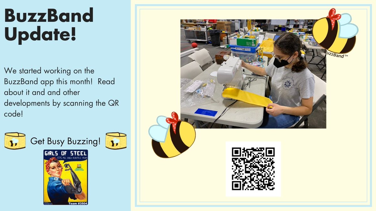 We can't believe May is over!  We've spent a lot of time preparing the BuzzBand for #EurekaFest!

<a href="/LemelsonMIT/">Lemelson-MIT Program</a> <a href="/TheGirlsofSteel/">Girls of Steel Robotics</a> #GetBusyBuzzing #LemelsonMIT #WomenInSTEM