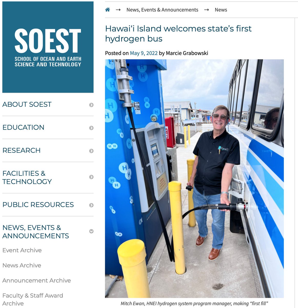 NELHA1's tweet photo. Congratulations to SOEST/HNEI and their forward looking efforts to further develop hydrogen infrastructure!  https://t.co/wj6Qy5r9BS https://t.co/60MajL6a3X