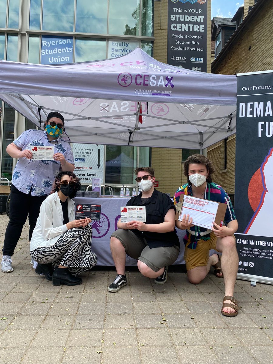 CFSON's tweet photo. We are pumped to outreach in person again and Demand Our Future together! Are you ready to #DemandOurFuture this Thursday?
#DemandOurFuture #onelxn #onpoli #cfsfcee https://t.co/IC6kKGoCTE