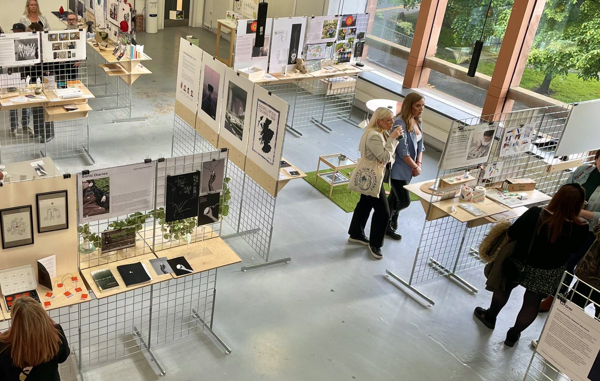 Amazing to see a #degreeshow again at <a href="/GSofA/">The Glasgow School of Art</a>. Big congratulations to all of our undergrad students this year for putting together a great #productdesign show in Innovation School. Huge thanks to our sponsors <a href="/nca_ldn/">New Commercial Arts.</a> @EY_Seren <a href="/studioandthen/">Andthen</a> &amp; <a href="/graftglobal/">Graft</a> #design #innovation