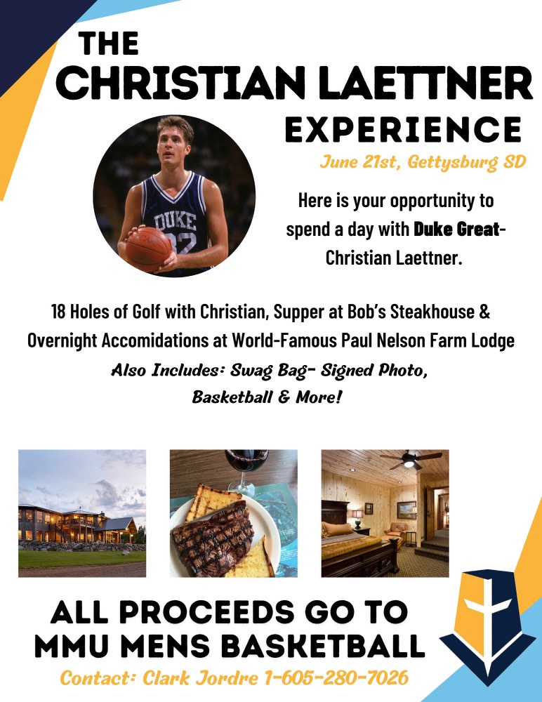 ClarkJordre's tweet photo. What an opportunity. Only selling 2 groups of 5 for this event. All proceeds go to Mount Marty men’s basketball. Just opening this to the public, it will fill quick. Call for more info. https://t.co/uXLrBDP7WS