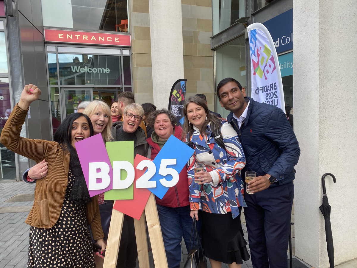ShirleyCongdon's tweet image. BD25 bring it on ⁦@UniofBradford⁩ ⁦@bradfordmdc⁩ ⁦@BradfordUniSU⁩ ⁦@DCMS⁩ ⁦@BradfordLitFest⁩ ⁦@bfdcityoffilm⁩ ⁦@MediaMuseum⁩