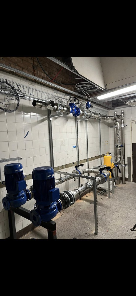 PeacewardS's tweet photo. #pumproom progressing at waitrose #harrow #stainless #steel #pipework #peaceward https://t.co/xAgHkuzxga