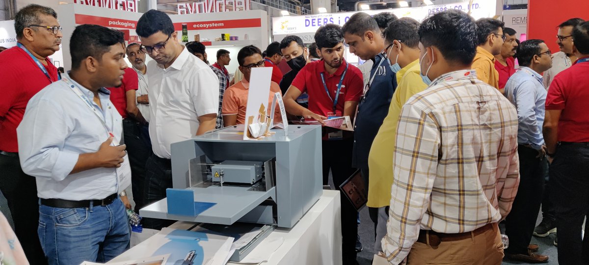 TechNovaWorld's tweet photo. We thank you for your unprecedented response at PrintPack India 2022.
You motivate us to pursue excellence in all that we do 🙂🙏
#technova #printpack #printpack2022 #packaging #digitalplates #digitalpresses #3dprinter #digitalprintmedia #hp #markforged https://t.co/ZmnaPbiMAG