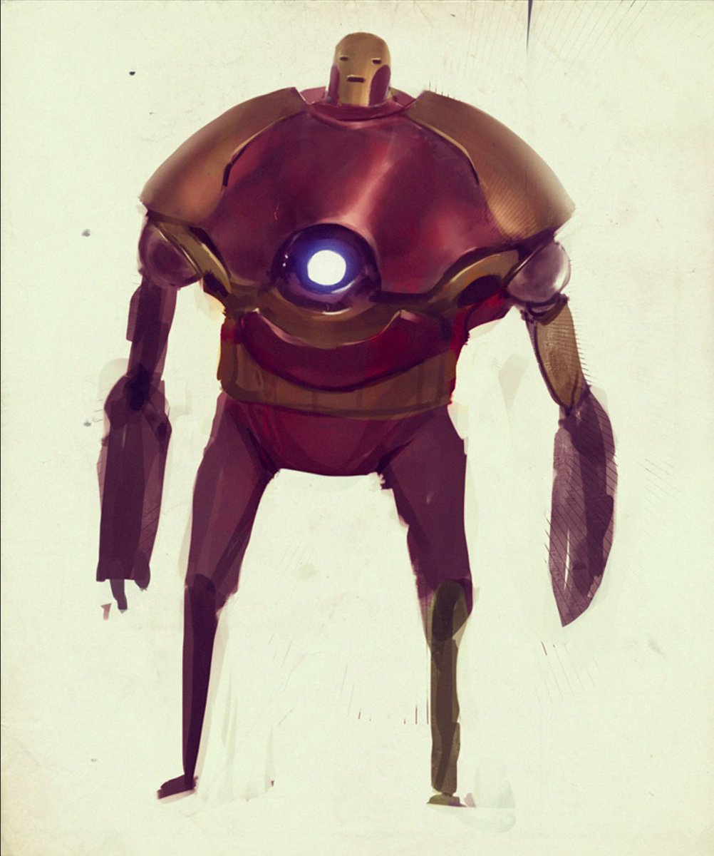 「iron man painting (2013) 」|thomas mahonのイラスト