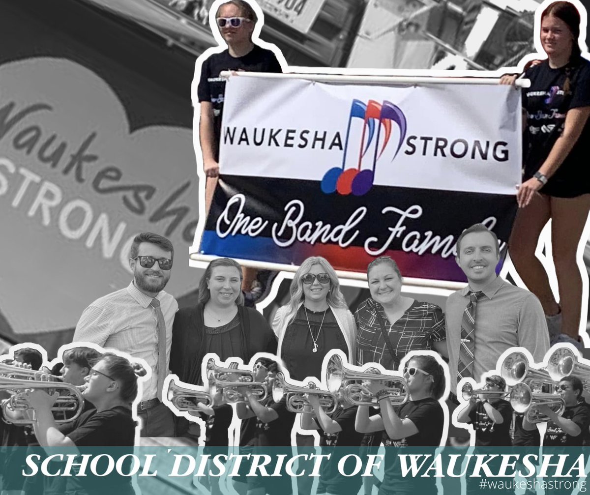 Memorial Day was an opportunity for our band families to heal one step at a time. Our staff, students, &amp; Waukesha community have proven that little by little &amp; day by day, our hearts &amp; minds become a little stronger. We are &amp; always will be stronger together! #waukeshastrong