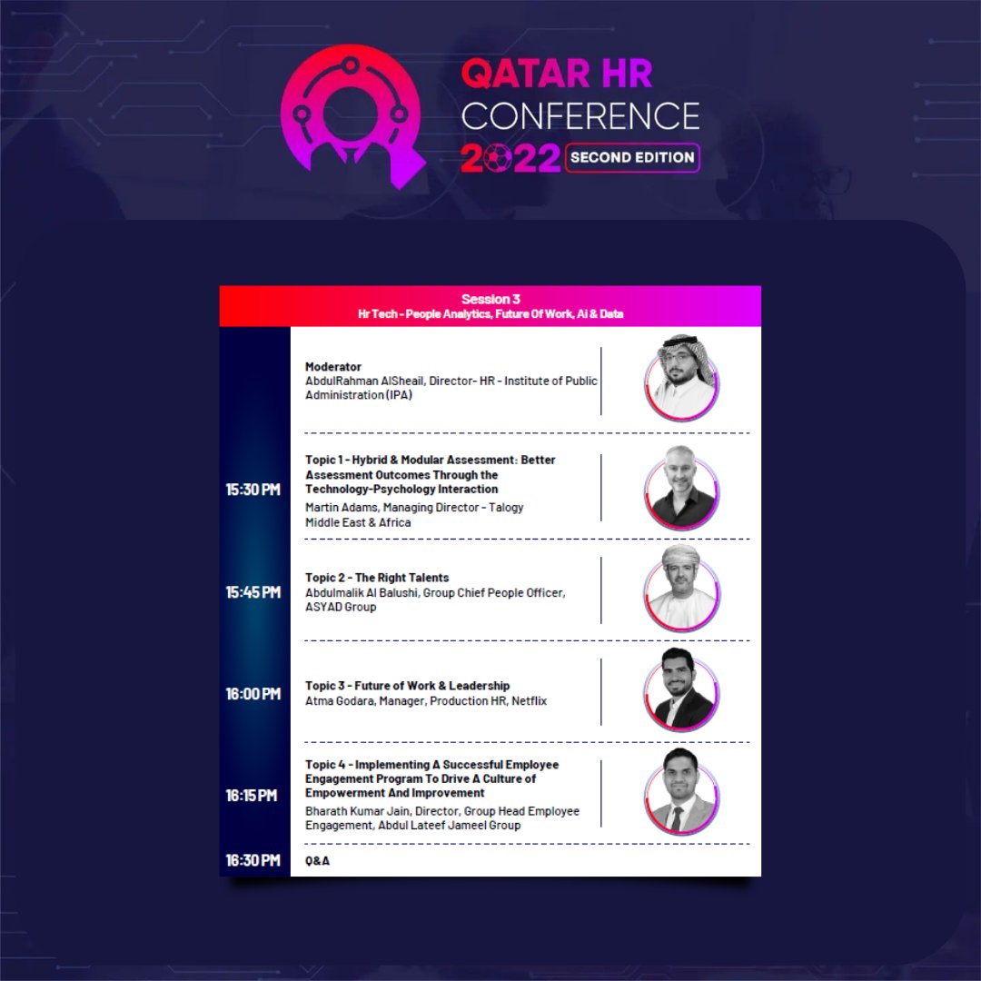 conference_hr's tweet photo. The  #QHRC2022 will include industry's leading figures who will share critical insights and significant business expertise with other industries and enterprises in order to assist them in navigating uncertainty and being more agile. Register now to join! https://t.co/TlPf4K20sF https://t.co/hjhQfp5cjv