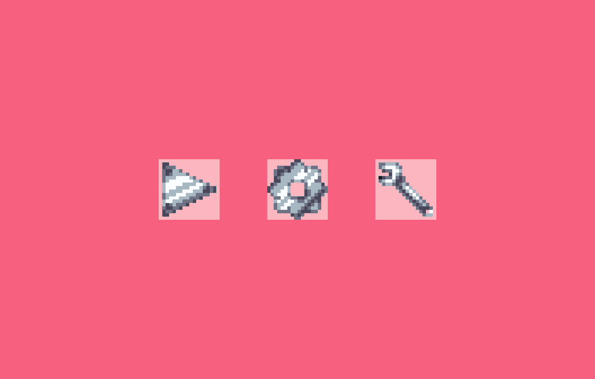 BleakSkeleton's tweet photo. Ludic Tools 

 #pixelart #ドット絵 #twitchtv https://t.co/CWqueCzPo3