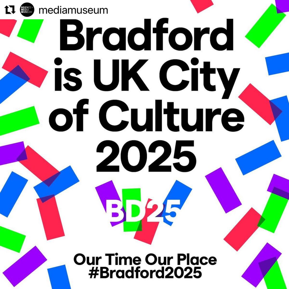 Amazing news - well done Bradford 🥳 #cityofculture2025 #bradfordcityofculture2025