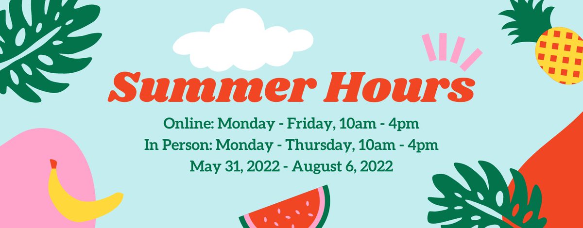 TASCatSFSU's tweet photo. We are open for appointments &amp; drop-in tutoring both in person (LIB 220) Mon - Thu &amp; online (via Zoom) Mon - Fri from 10am - 4pm from May 31 - August 5, 2022. Stop by LIB 220 or our Zoom reception room to talk directly with our front desk staff. https://t.co/DNL4rkLaJB https://t.co/7Q4SoplYYa