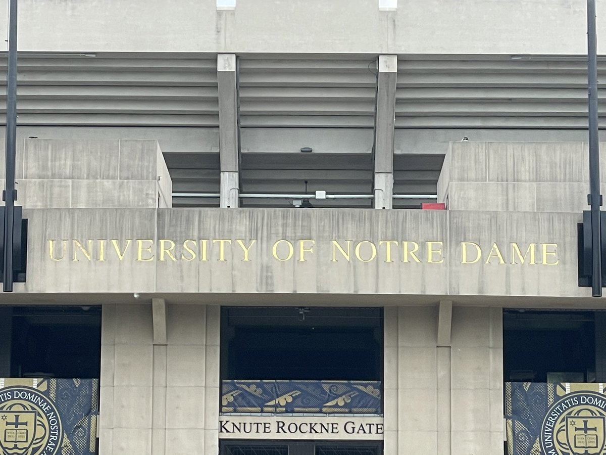 LukeTalich's tweet image. Super excited for the opportunity to compete at the @NDFootball evaluation camp tomorrow!! Special place with lots of tradition!☘️☘️