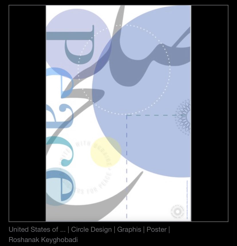 صلح. Peace
Designed by: Roshanak Keyghobadi
Designers for Peace  | Graphis International  | 2022
@graphis_inc