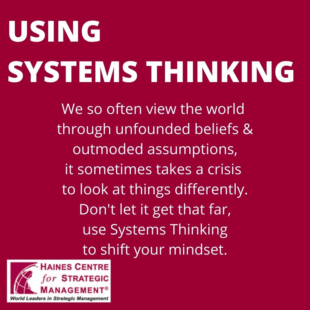 Use Systems Thinking to view things differently 
#systemsthinking #thesystemsthinkingapproach #businesscoach #strategicthinking #leadershipcoach