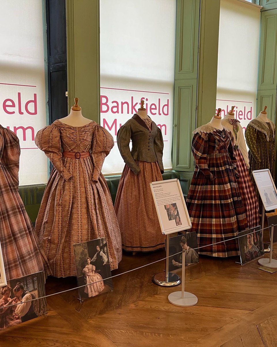 It’s open! ‘Costumes from the BBC TV Series Gentlemen Jack’ Thanks so much to designer Tom Pye and all the makers for letting me display these amazing costumes, it’s been a joy to get up close with so many iconic outfits! @BankfieldMuseum #BankfieldFashion