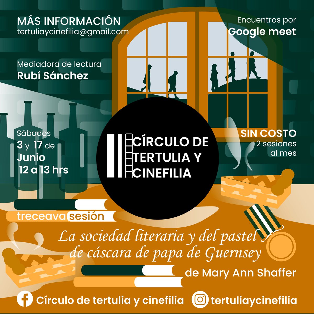 rubynyu's tweet photo. Todavía se pueden inscribir a las sesiones de  junio del círculo bonito de literatura y cine  😀
https://t.co/ePuPHxnMDF https://t.co/h3a73lKt33