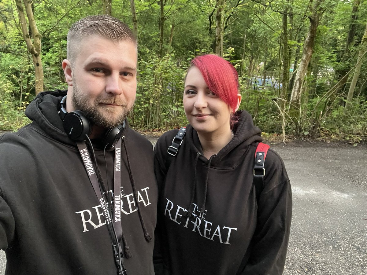 ScareTrack's tweet photo. Wish us luck for The Retreat! https://t.co/xQe1H6kU3b