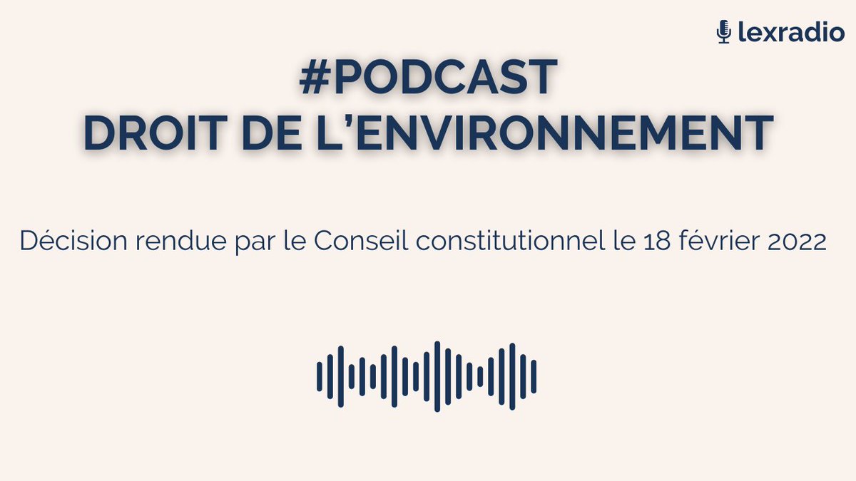 Sandy Cassan-Barnel, juriste bénévole pour Notre Affaire à Tous, revient sur une décision rendue par le Conseil constitutionnel le 18 février dernier.
➡️ lexradio.fr/broadcast/4977…