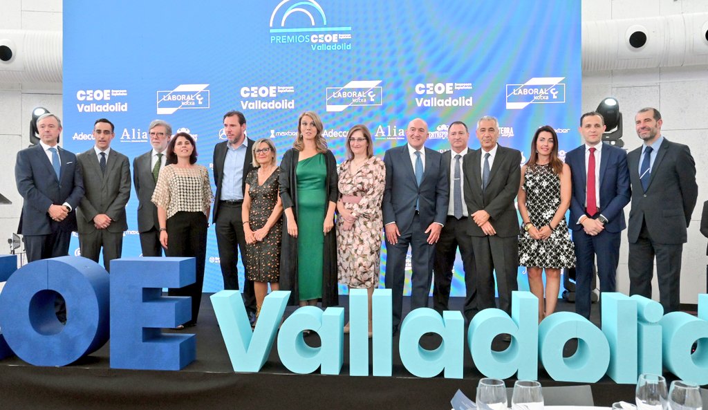 JesusJCarnero's tweet photo. Enhorabuena a las #empresas premiadas por su esfuerzo y por generar riqueza en #Valladolid y #CastillayLeón
#Ibertec SAU, @INDUSTRIASMAXI, #GRUPO CMD Salud, #Malena #Engineering, #ABNPipe @realvalladolid @AutPortValencia
@Michelin
@agaramendil
@angela_demiguel #compromiso https://t.co/IJibMpYgac