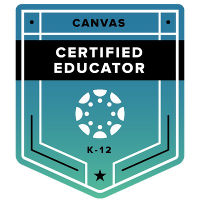 I did it! I have completed my #CanvasCertified journey!