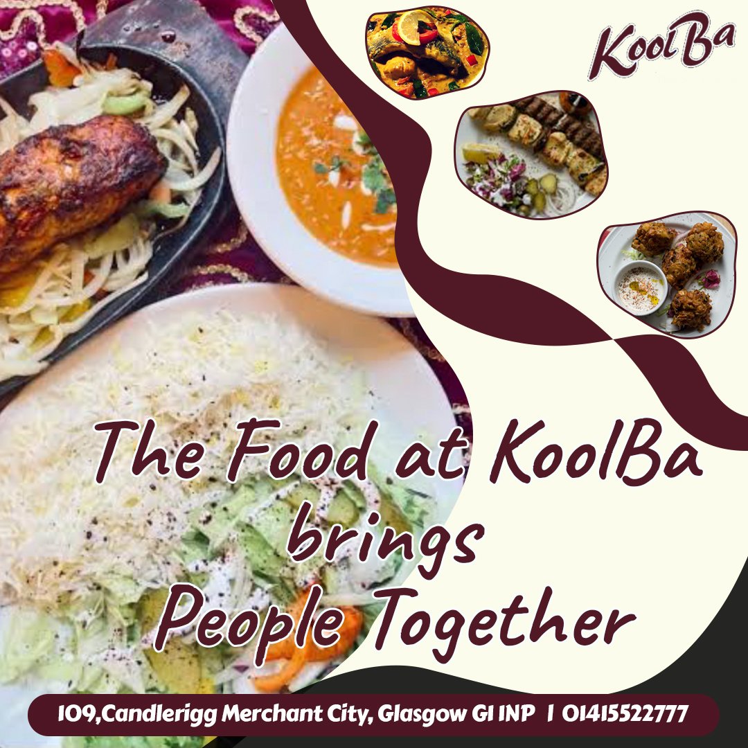 KoolBa's tweet photo. Good food is the foundation of genuine happiness. Where food speaks with your palate, where the flavours inebriates you. You will definitely love it, your favourite foodie place - KoolBa serving you the best food. 
Or visit - https://t.co/f7FcXD234t
#Koolba #MerchantCity #Indian https://t.co/NTYo05cN9o
