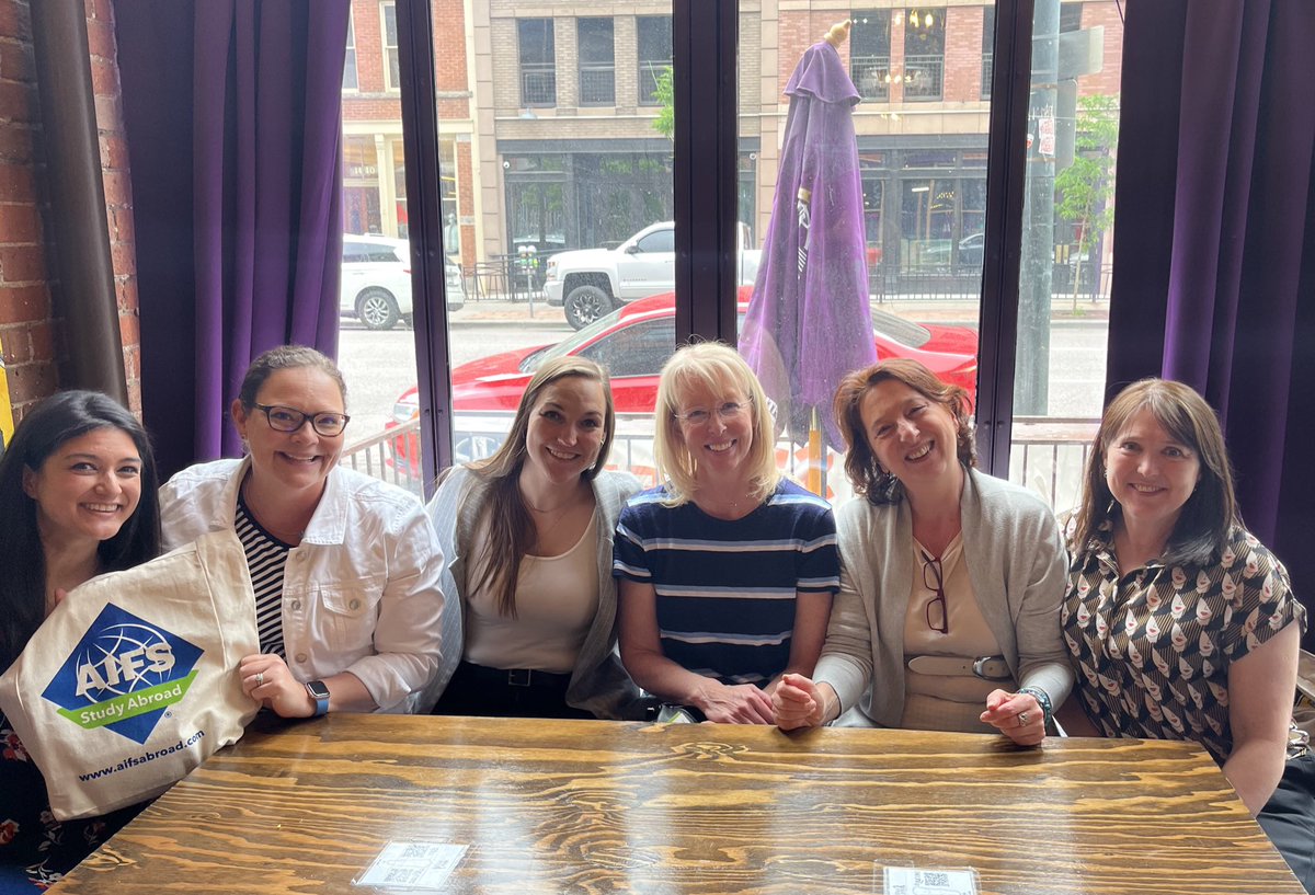 It feels so good to be back in person <a href="/NAFSA/">NAFSA</a> 

Had a fantastic lunch with the University of Wyoming, some of our favorite <a href="/aifsabroad/">AIFS Abroad</a> partners!