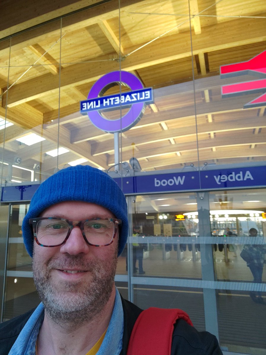 DanWickPi's tweet photo. I went to Abbey Wood for the first time this evening, lovely smooth ride home 🚄 https://t.co/mZj3rkpnYb