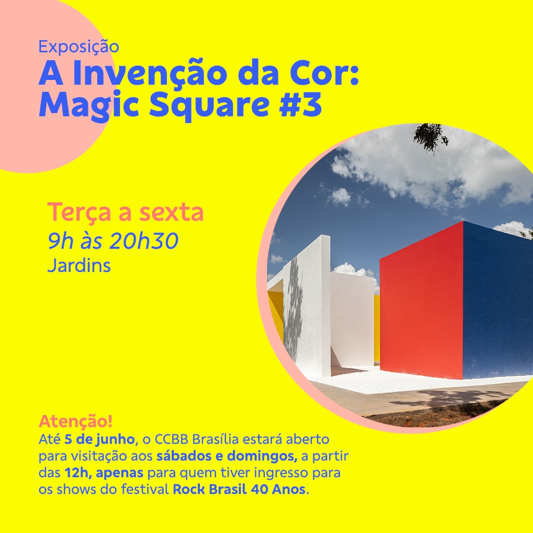 CCBB_DF's tweet photo. Vamos, Galera! Culturers! 🗣️🗣️

Venha conferir as exposições em cartaz! 🤩

Saiba mais em https://t.co/o4fLTxRQ4E https://t.co/xQIbMBVI6b
