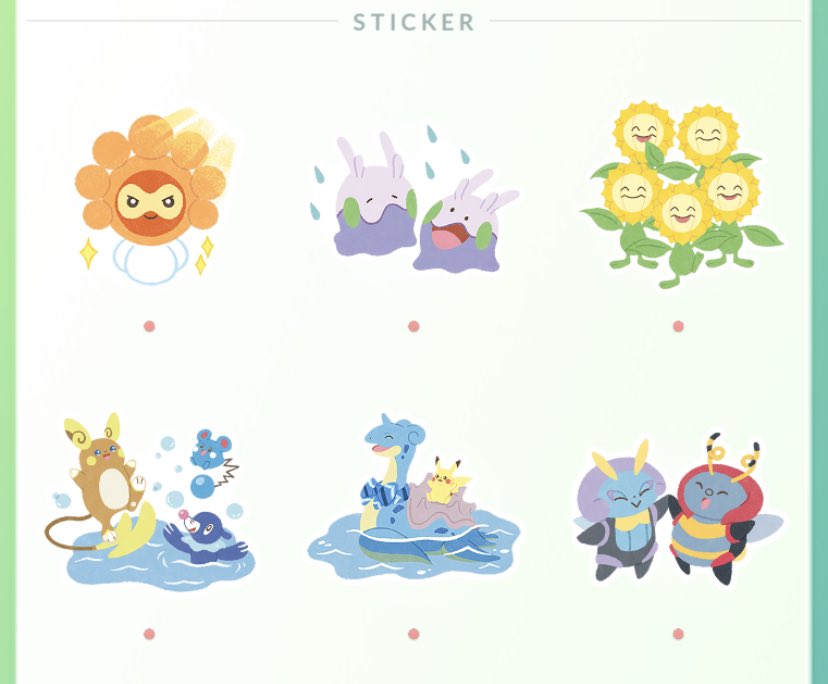 jen_deslauriers's tweet photo. Ohhhh look @QZxyx new stickers 😍 i like goomy and lapras please 😇🥳😘🥰😎 #PokemonGO #PokemonGOfriends #stickerme https://t.co/fxZsFOk0op