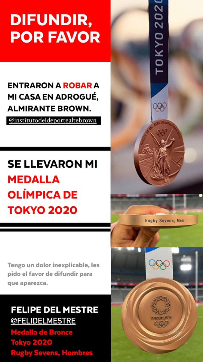 chinchuvillalba's tweet photo. RT Por favor, necesitamos recuperar la medalla de @felidm https://t.co/DfQJWVc8kr