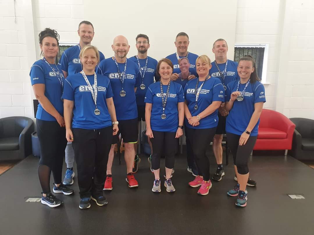 Some of our fab Red Kites that ventured upto Scotland for the Edinburgh Marathon Festival.
Whether 5k , 10k, Half or Full Marathon, they were absolutely awesome and done us and themselves proud.