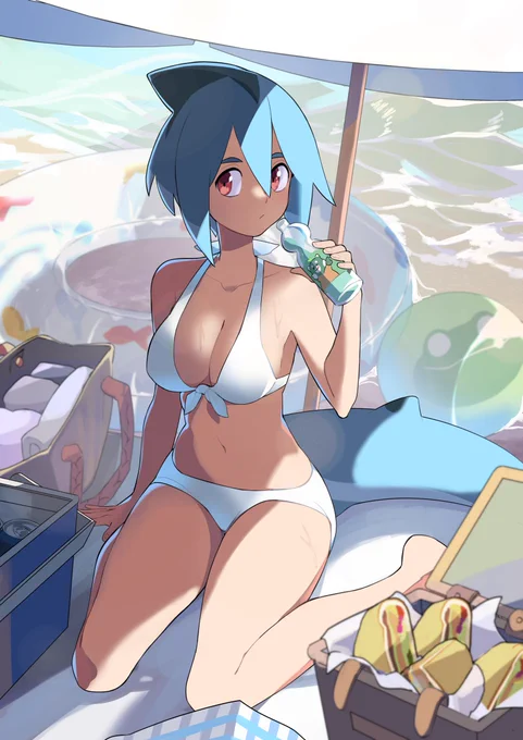 a day at the beach 