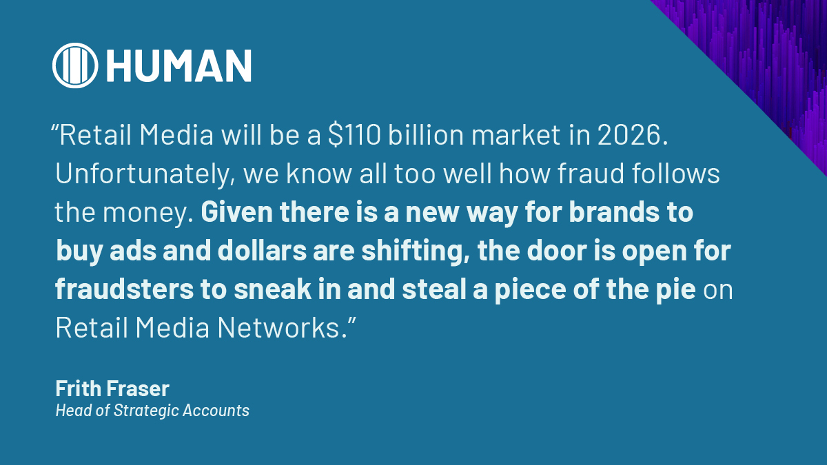 SecureWithHUMAN's tweet photo. The next frontier of fraud is retail media networks. HUMAN's Frith Fraser dives into how they work and why fraudsters are targeting them: https://t.co/Q3CtVtcLPm

#adfraud https://t.co/o7CuLqqNjl
