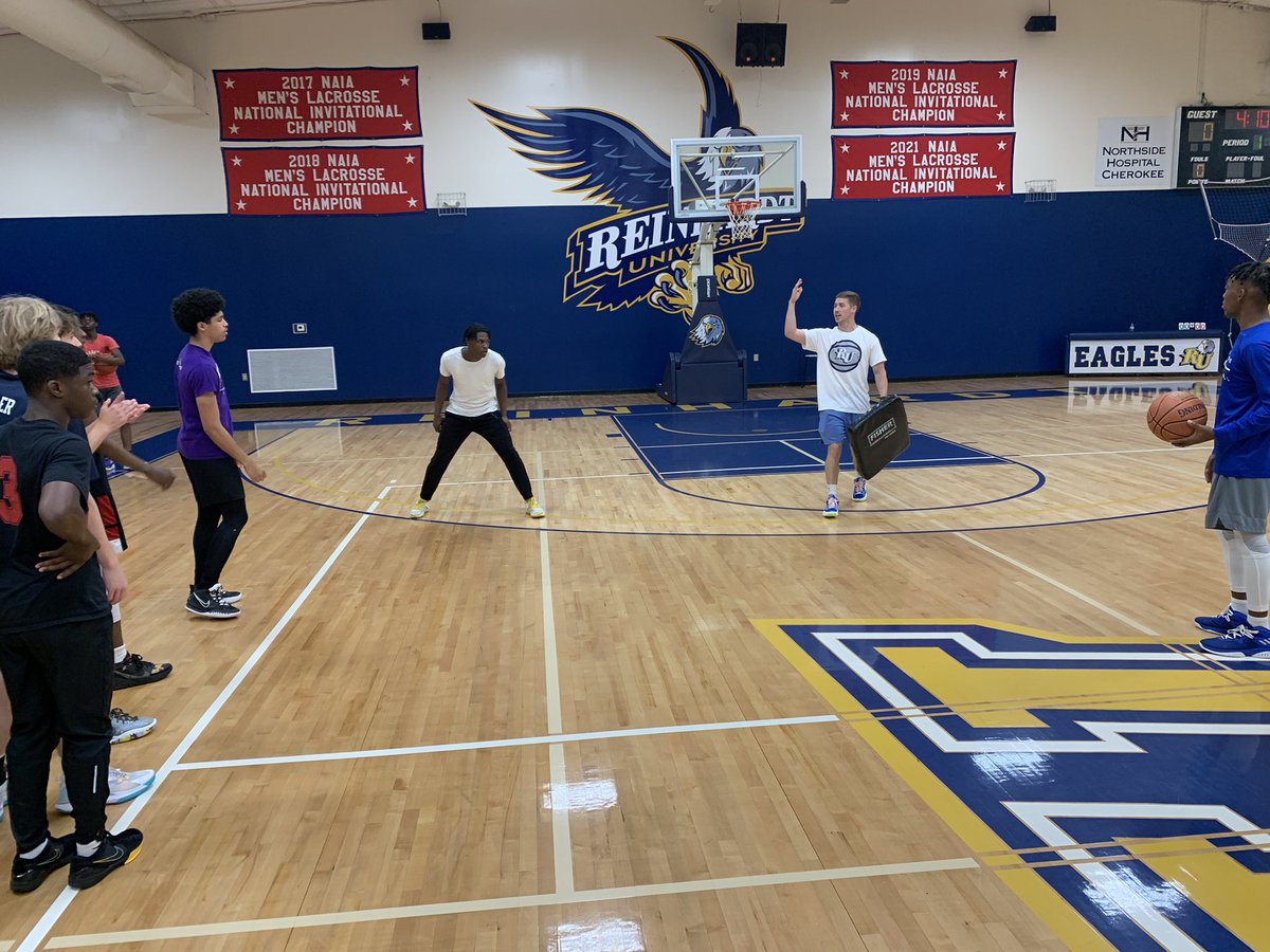 What a great day at our 2nd annual elite camp! Georgia was well represented and got a lot of guys on campus to see what <a href="/R_U_MBBall/">Reinhardt University Men’s Basketball</a> is about! Excited to follow them this summer!