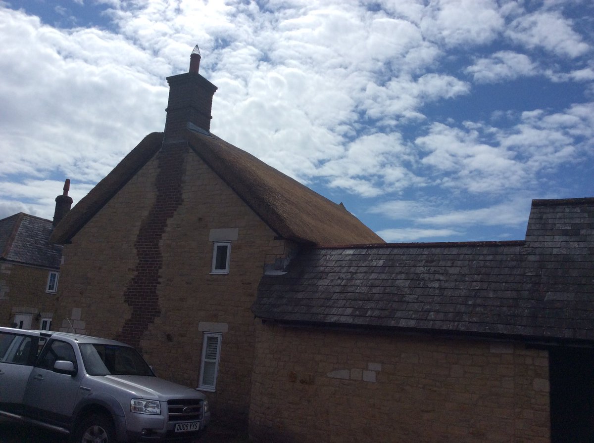 A little cottage we just finished in abbotsbury Dorset 
Single coat water reed