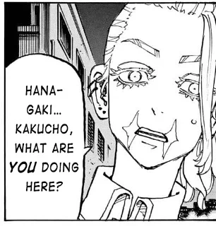 i never seen this expression before on sanzu except when he was a kid and it's kinda cute  