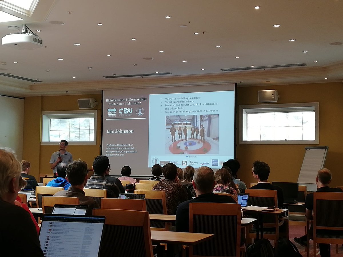 mitomaths's tweet photo. An excellent time at Bioinformatics in Bergen 2022, including marzipan-chocolate-rewarded victory in the conference quiz (helped by a young assistant). Thanks to organisers and attendees for great science and vibes! #BiB2022 https://t.co/kWsVIK5Wa2