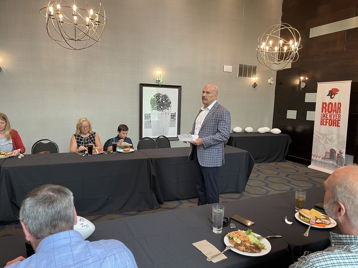 BCLions's tweet photo. Excellent outing and lunch with our outstanding Training Camp partners. We wouldn’t be here without you 🦁 

#RoarLikeNeverBefore https://t.co/xJ8DhYTkXE