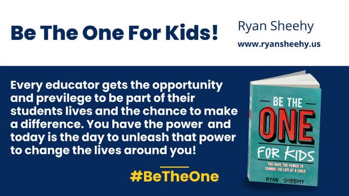I wrote #BeTheOne For Kids to help everyone understand the power that they have in the lives of others. YOU CAN MAKE A DIFFERENCE IN SOMEONE'S LIFE! Check it out! amzn.to/2UHJgAp #Principal #Leadership #Education #tlap #Teacher #Teachers #Teach #educators