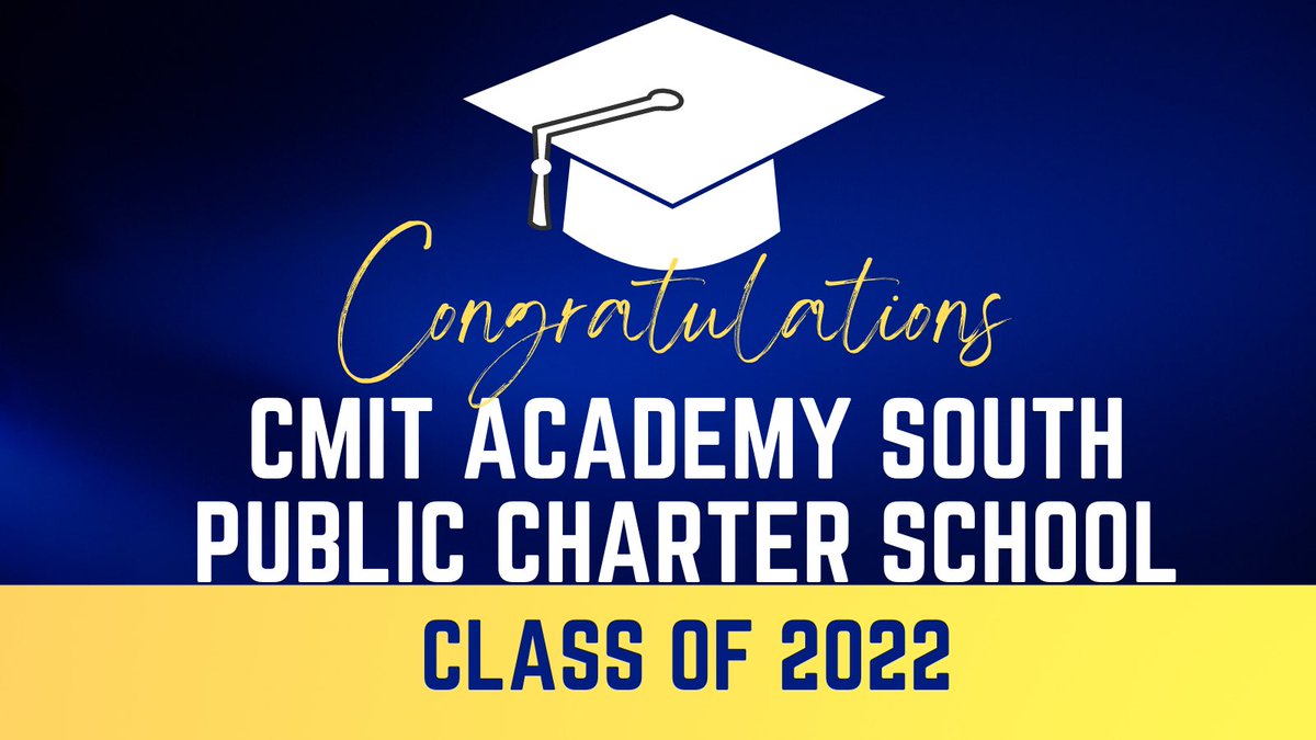 🎓Congratulations to the CMIT Academy South Public Charter School Class of 2022!

Visit Future Ready on pgcps.org for graduation dates, photo galleries, student features, live streaming and more!