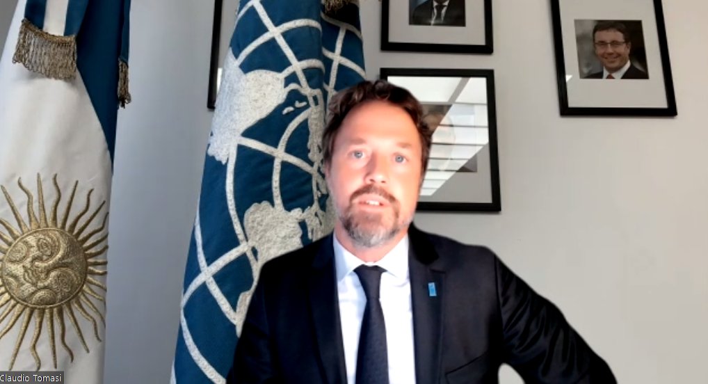 "La #Agenda2030 busca la promoción de sociedades pacificas, justas e inclusivas. El flagelo de la corrupción impide que las naciones cumplan con esta obligación, proteger los #DerechosHumanos" asegura <a href="/claudiotomasi_/">Claudio Tomasi</a>, Representante del <a href="/pnud/">ONU Desarrollo</a>🇦🇷.