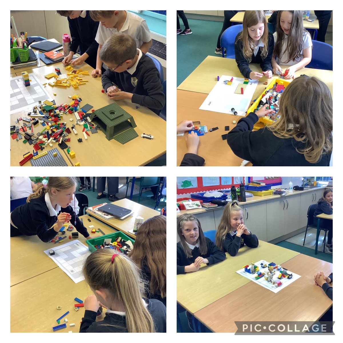 WhitecrossPS's tweet photo. P3/4 have been learning about coding. We made Lego mazes and created a set of instructions to complete them. Then we used what we had learned to complete challenges in Playgrounds #coding #playgroundsapp #programming #Lego #STEM https://t.co/utbuOOXhzo