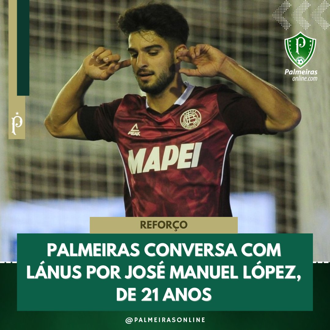 Quem é José Manuel López, novo reforço do Palmeiras?