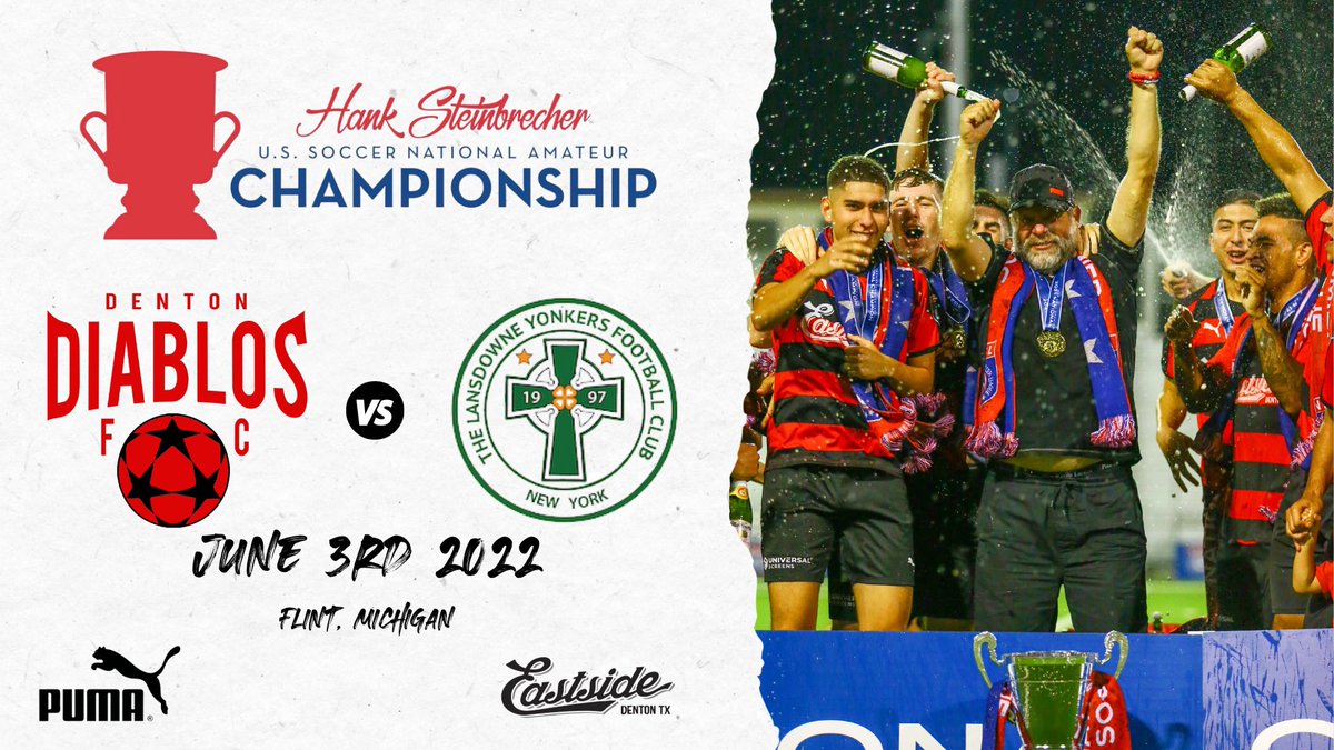 Huge week coming up! We venture to uncharted territory, taking the clubs first road trip to Michigan where we will represent <a href="/NPSLSoccer/">National Premier Soccer League (NPSL)</a> as we compete for in the <a href="/USAdultSoccer/">USASA | US Adult Soccer</a> Hank Steinbrecher Cup to determine the Amateur National Champion, opening play against <a href="/Lansdownebhoys/">Lansdowne Yonkers FC</a>