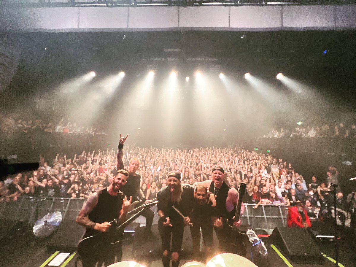 Our final show with <a href="/volbeat/">Volbeat</a> was a banger! Cheers Nancy 🇫🇷🍻👊

#TRA #theravenage #volbeat #servantoftheroad #tour #summer #france #nancy