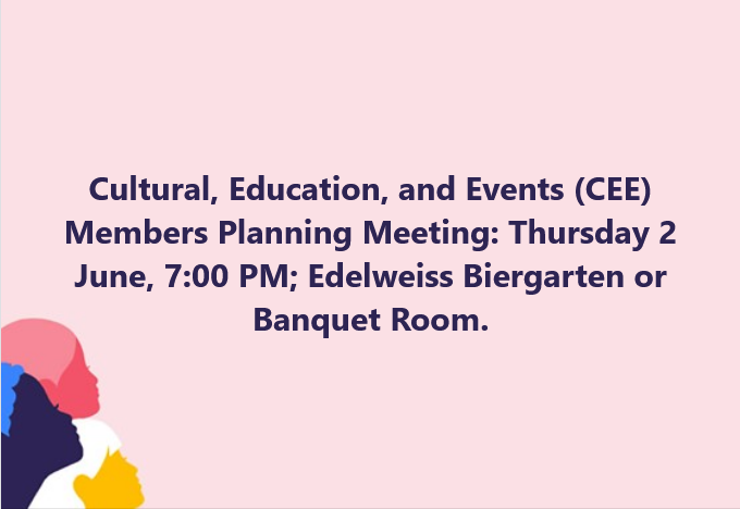 All GAK members are welcome to join our Cultural, Education, and Events working group--our set of volunteers for our upcoming events. 7:00 PM, Thursday Evening, Edelweiss Biergarten or Banquet room (if raining). This will be a combo CEE and Oktoberfest planning meeting.