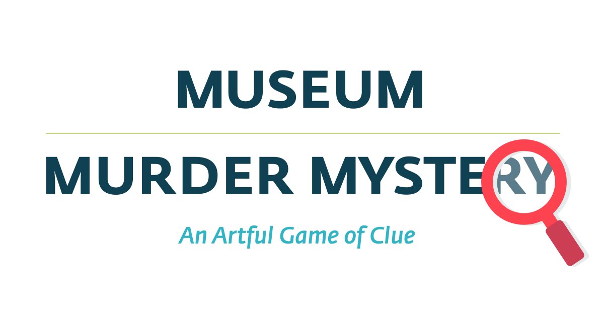 DallasMuseumArt's tweet photo. Buy your tickets TODAY for our popular Museum Murder Mystery. 🕵️🔎

Help us figure out the case and be entered to win one of five great prize packs. 🏆 #DMA #MyDMA 

📅: Saturday, June 4, 8 – 9:30 p.m. 

🎟️: https://t.co/IJOV51Nxr4 https://t.co/7MuusKfHCX