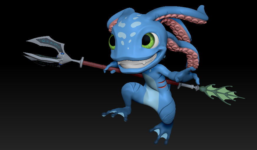 We're getting somewhere!
WIP

#Fizz #LeagueOfLegendsFanArt #LeagueOfLegends  #zbrush