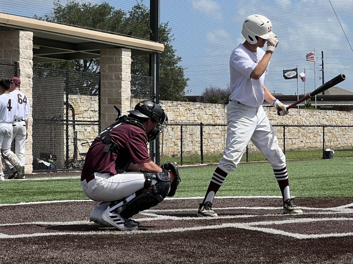 <a href="/FiveToolCollege/">Five Tool Collegiate</a> <a href="/TwelveRecruits/">Texas Twelve Recruiting</a> After a full game on the mound he’s back behind the dish.
