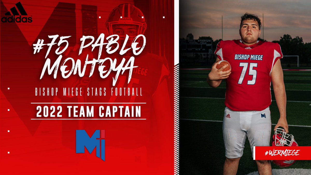 coachjonholmes's tweet photo. Excited to announce @WingAidan and @pabmontoya75 as our first two 2022 @BishopMiege_FB Team Captains. Two terrific young men that will do a great job of leading our team. #WeRMiege #1Team1Mission https://t.co/u8SfHH5smr